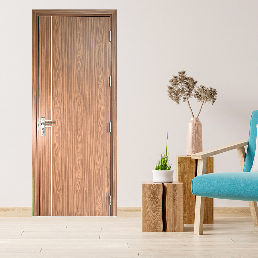 CỬA GỖ PHÒNG NGỦ PN MDF Melamine P1R11