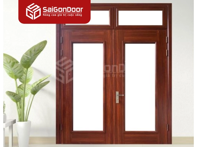 Cửa thép vân gỗ so với cửa gỗ tự nhiên