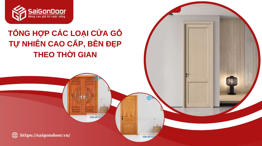 Tổng Hợp Các Loại Cửa Gỗ Tự Nhiên Cao Cấp, Bền Đẹp Theo Thời Gian