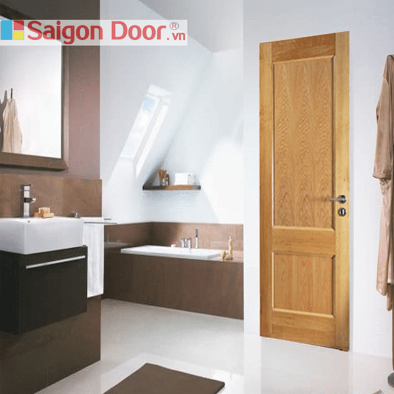 Cửa gỗ phòng tắm Saigondoor