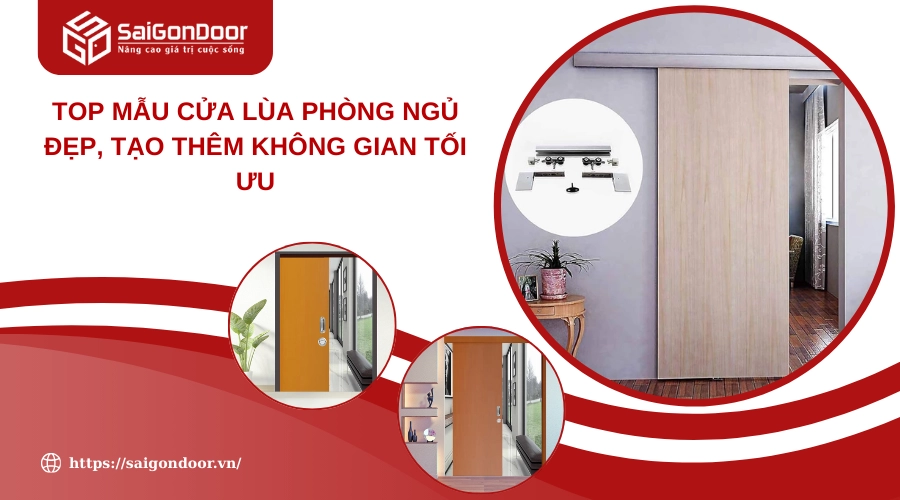 Top Mẫu Cửa Lùa Phòng Ngủ Đẹp, Tạo Thêm Không Gian Tối Ưu