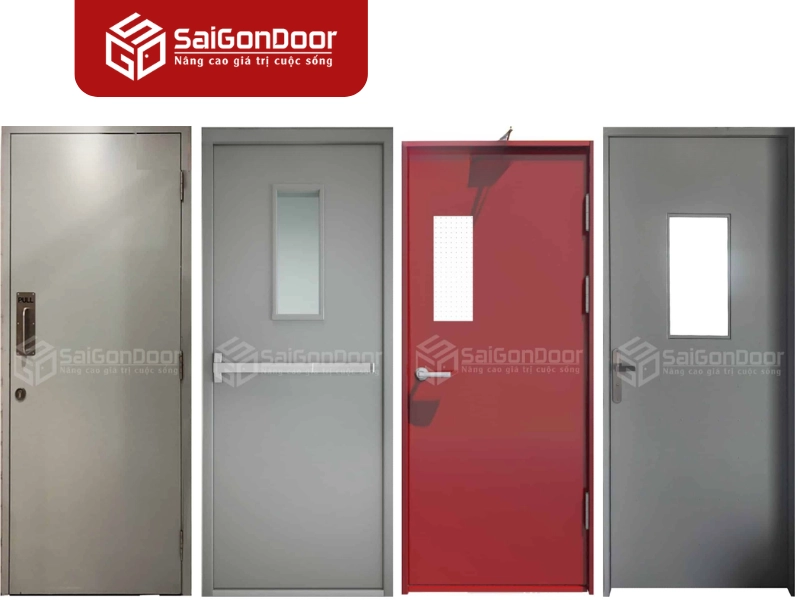 Lưu ý khi lựa chọn và lắp đặt cửa thép chống cháy
