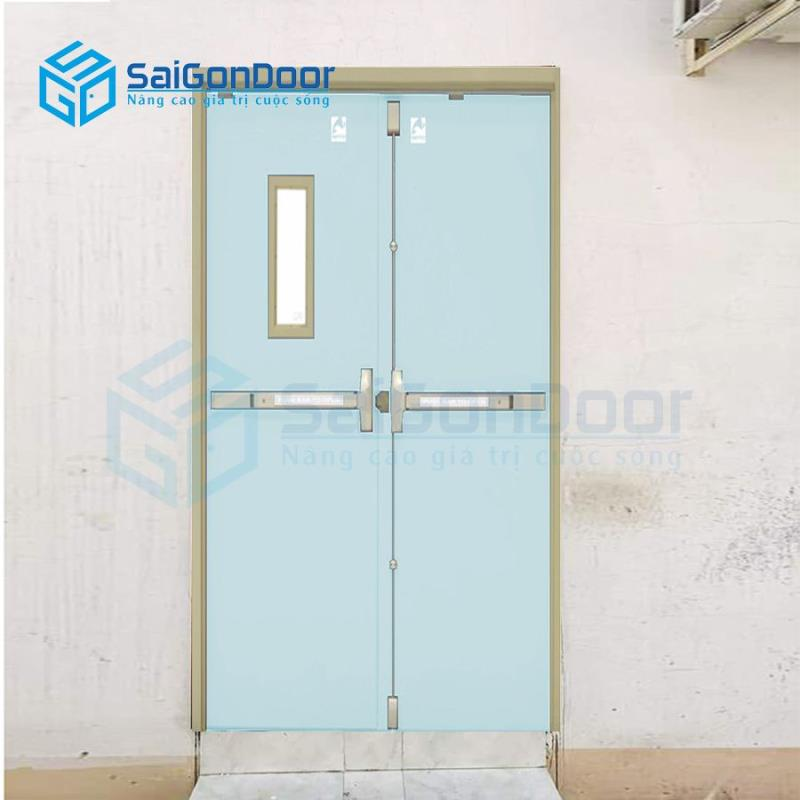 Cửa thép chống cháy TCC. P3-G1-C7