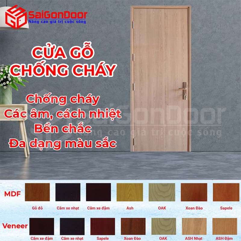 Lưu ý gì về cửa chống cháy tại Cà Mau?