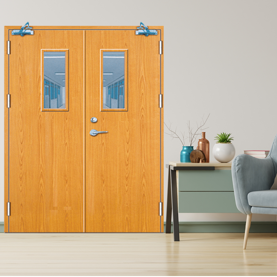 Cửa thép vân gỗ SGD 2