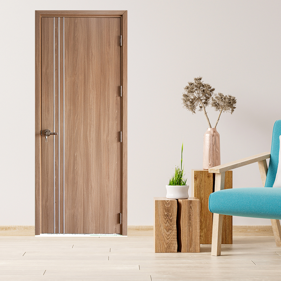 CỬA GỖ NHÀ TẮM SGD Cua go MDF Melamine P1R3-1