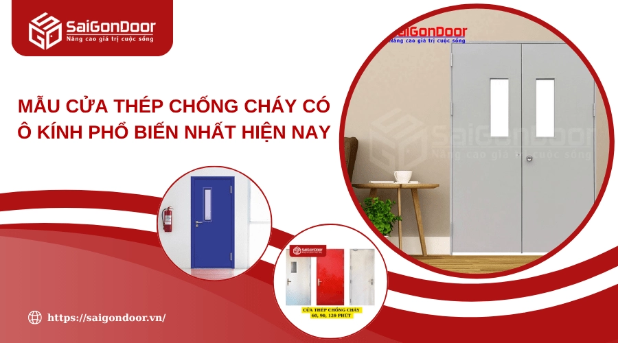 Mẫu Cửa Thép Chống Cháy Có Ô Kính Phổ Biến Nhất Hiện Nay Mẫu Cửa Thép Chống Cháy Có Ô Kính Phổ Biến Nhất Hiện Nay