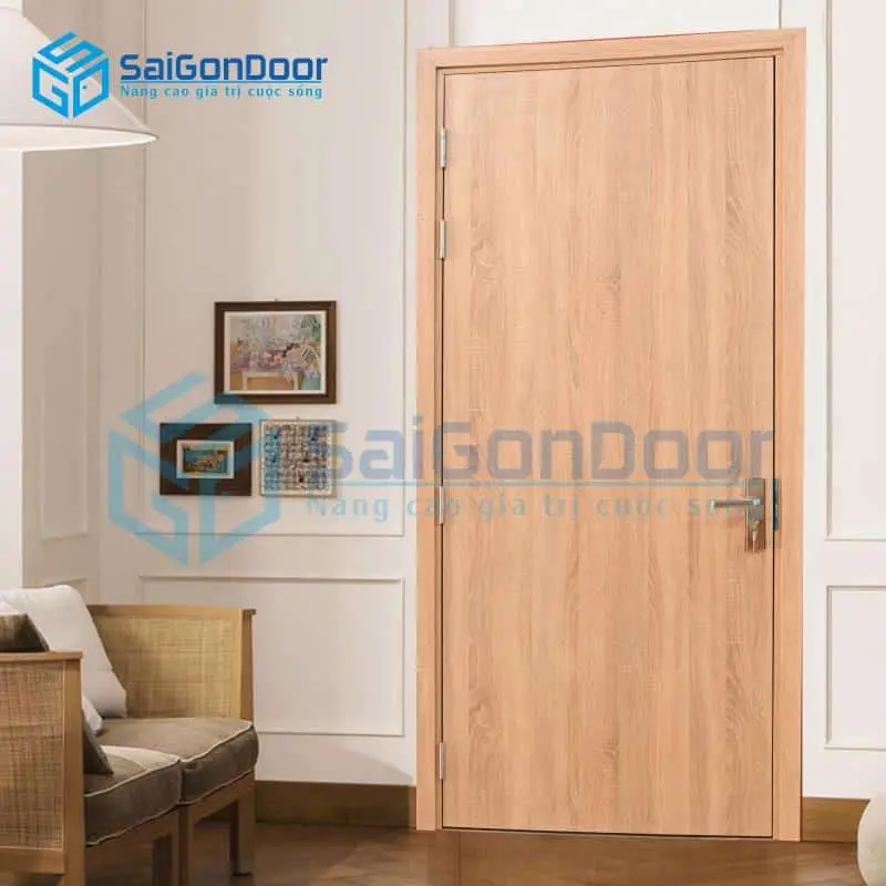 Mẫu cửa MDF phủ Laminate hiện đại và bền bỉ