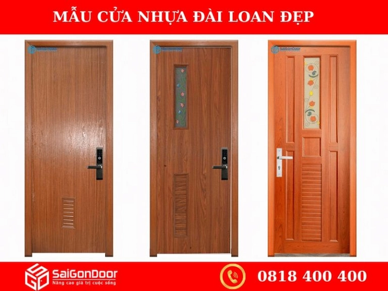 Ưu điểm nổi bật của cửa nhựa Đài Loan