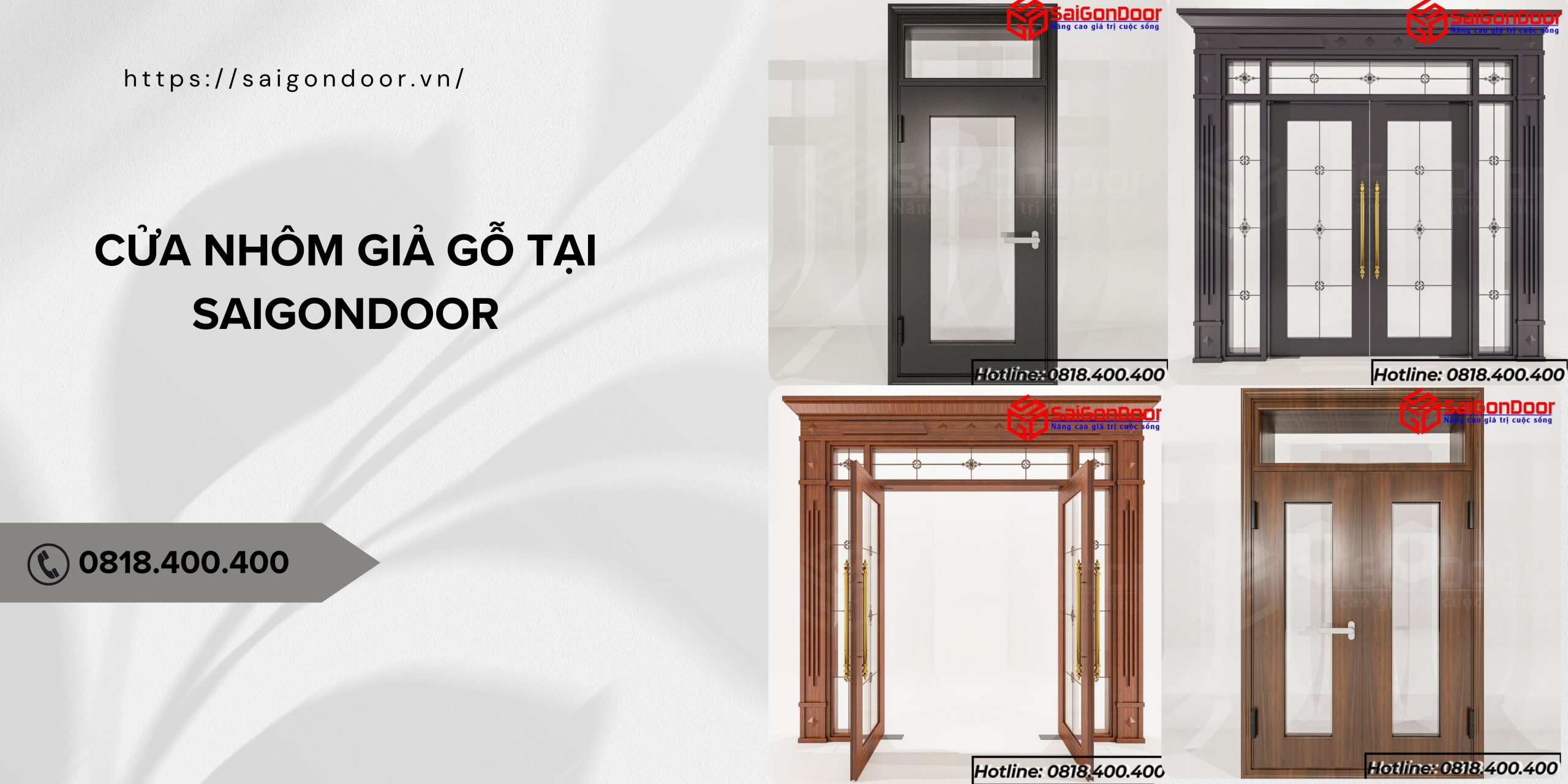 Mua cửa nhôm cao cấp tại SaiGonDoor