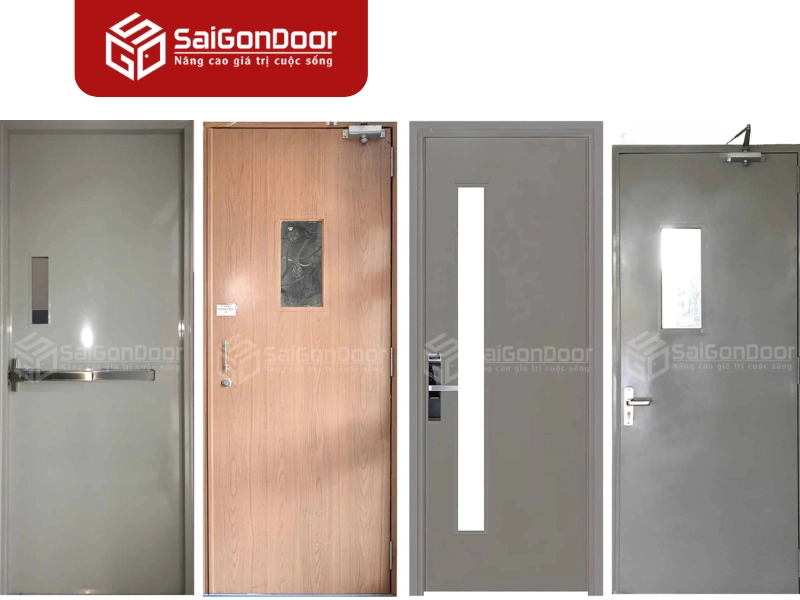 Ứng dụng của cửa thép chống cháy