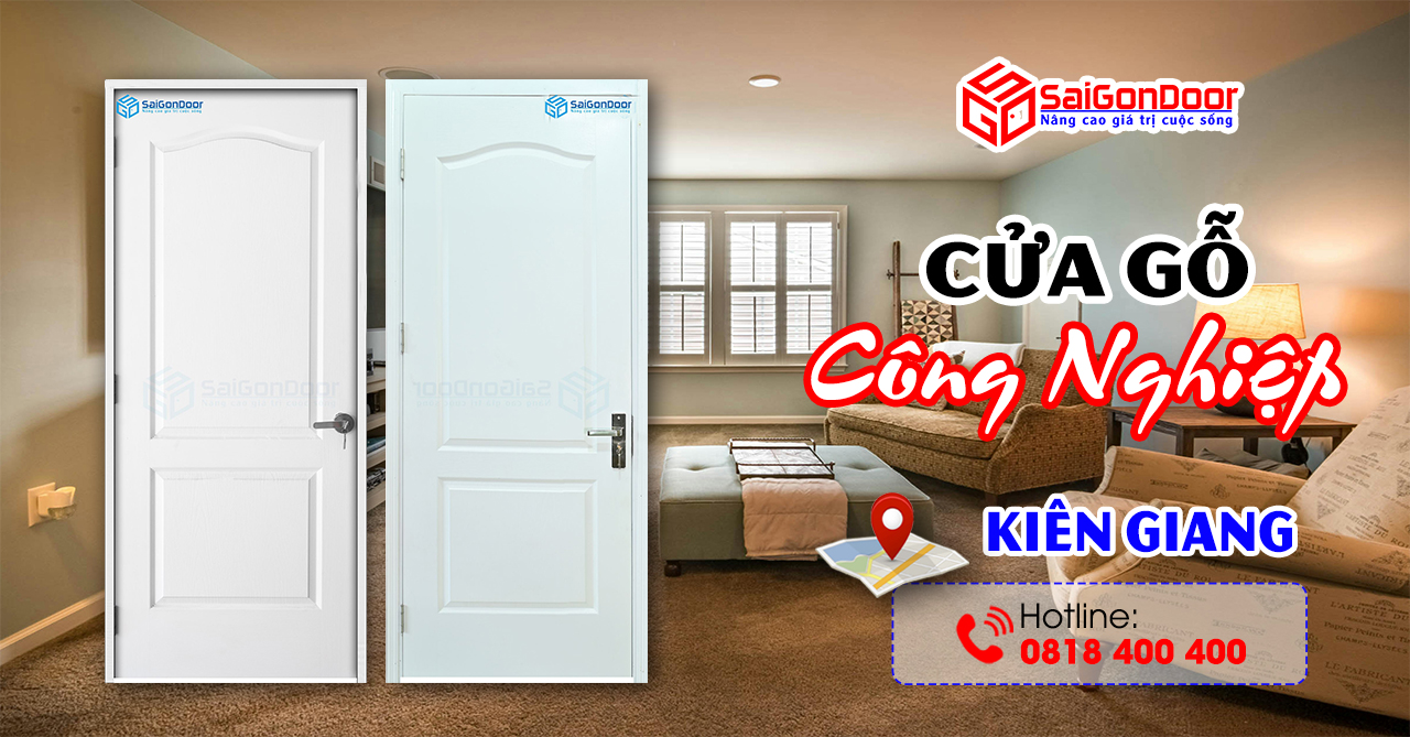 Báo giá thi công lắp đặt cửa gỗ công nghiệp Kiên Giang