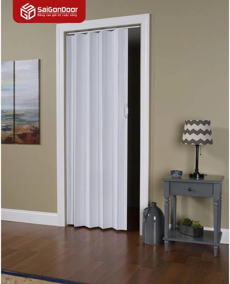 Những ưu điểm vượt trội khi sử dụng cửa xếp ngăn phòng của Sài Gòn Door