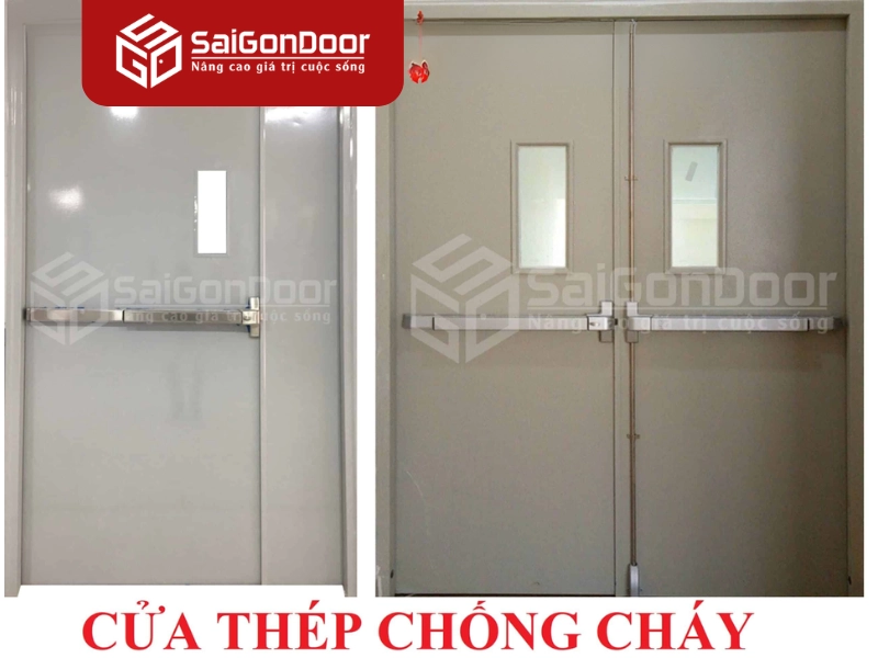 Ứng dụng của cửa thép chống cháy 45 phút