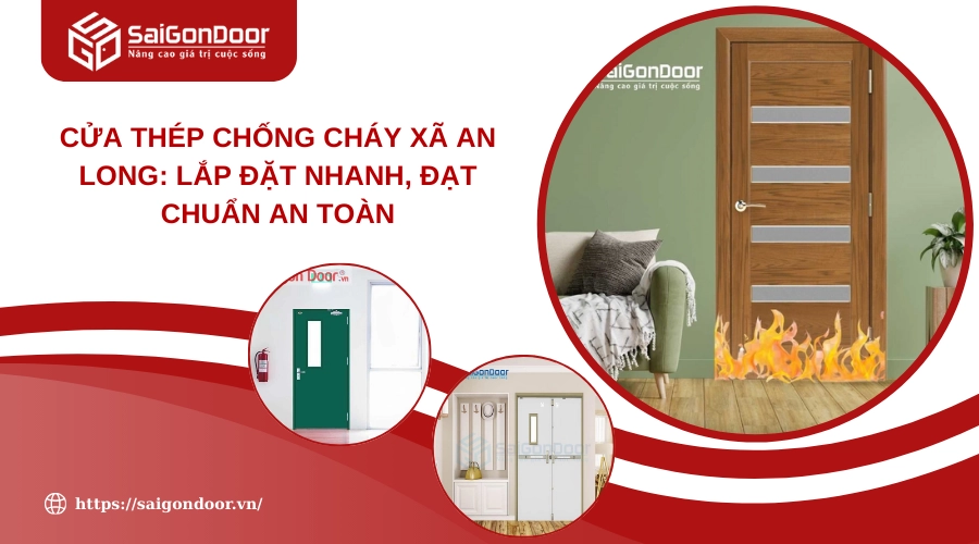 Cửa Thép Chống Cháy Xã An Long: Lắp Đặt Nhanh, Đạt Chuẩn An Toàn
