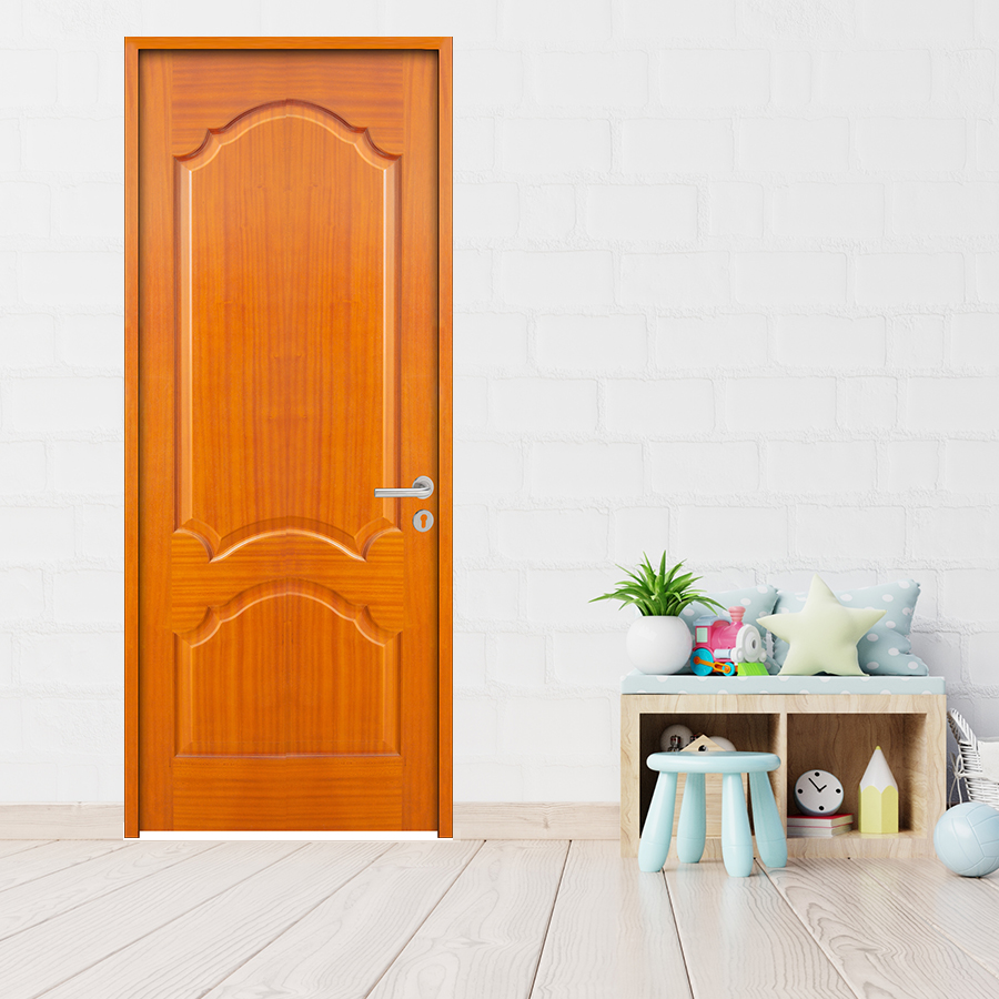 CỬA GỖ PHÒNG NGỦ PN HDF Veneer 2A lum xoan dao