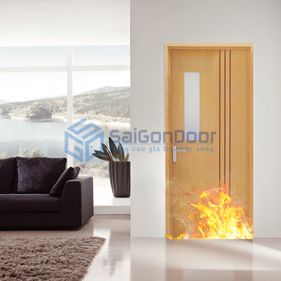 Saigondoor báo giá cửa gỗ chống cháy 60 phút chi tiết