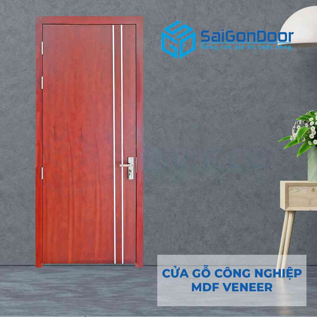 Cửa gỗ MDF veneer P1R2 SGD