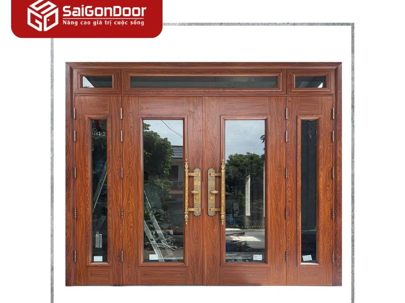 so sánh cửa thép vân gỗ và cửa nhôm kính so sánh cửa thép vân gỗ và cửa nhôm kính