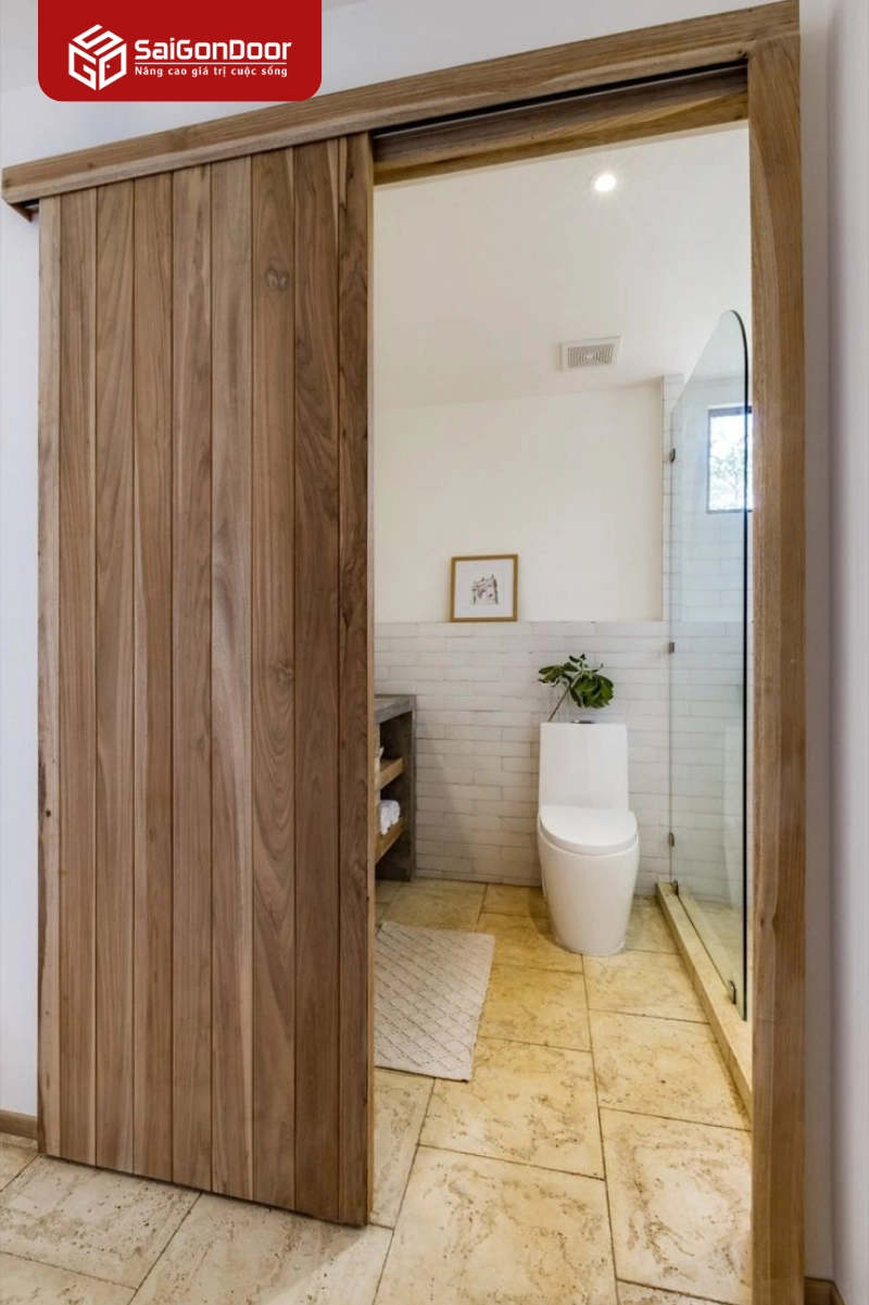 Tại sao cửa lùa nhà tắm là xu hướng nội thất thông minh hiện nay?