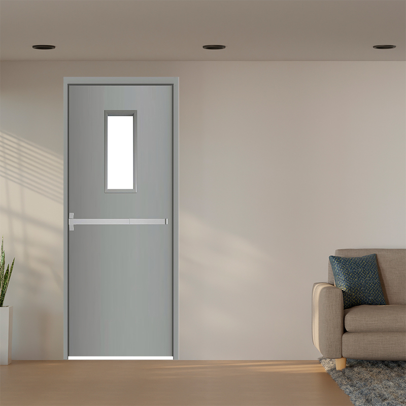 Cửa thép chống cháy TCC P1G1 thanh thoát hiểm đơn