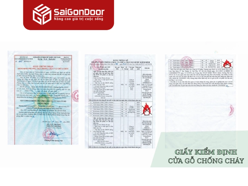 Kiểm định theo lô gỗ chống cháy