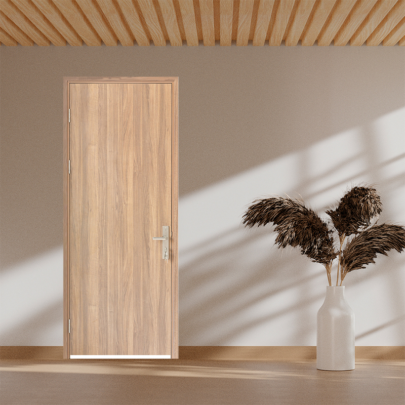 Cửa Gỗ Chống Cháy GCC.P1-WALNUT