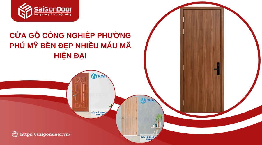 Cửa Gỗ Công Nghiệp Phường Phú Mỹ Bền Đẹp Nhiều Mẫu Mã Hiện Đại