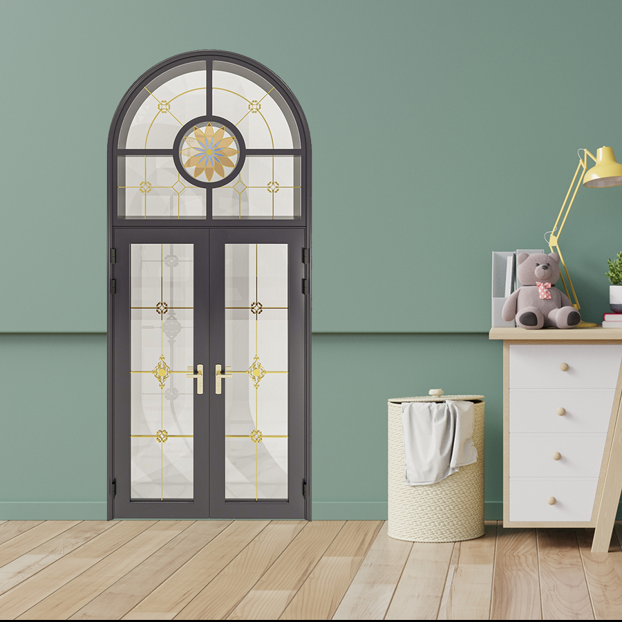 Cửa Nhôm Vân Gỗ SGD-CNVG-19