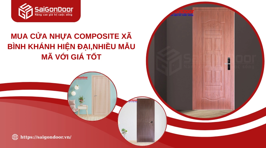 Mua Cửa Nhựa Composite Xã Bình Khánh Hiện Đại,Nhiều Mẫu Mã Với Giá Tốt