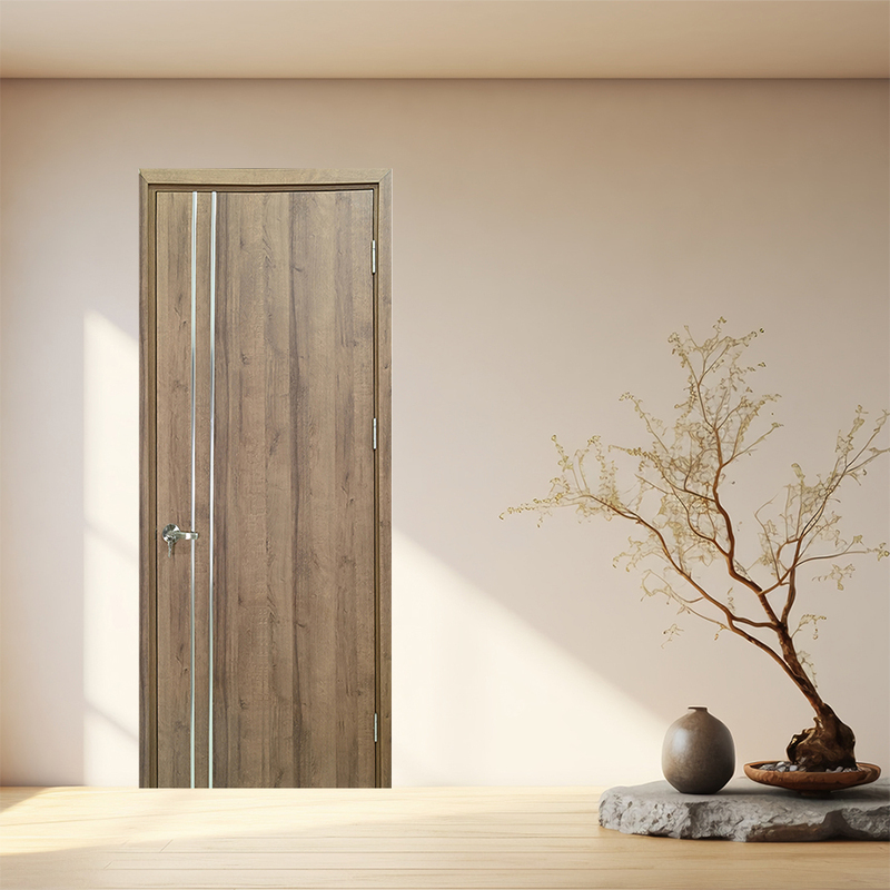 Cửa Gỗ MDF Laminate LP1R2-WALNUT