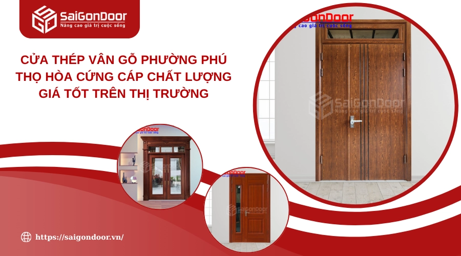 Cửa Thép Vân Gỗ Phường Phú Thọ Hòa Cứng Cáp Chất Lượng Giá Tốt Trên Thị Trường