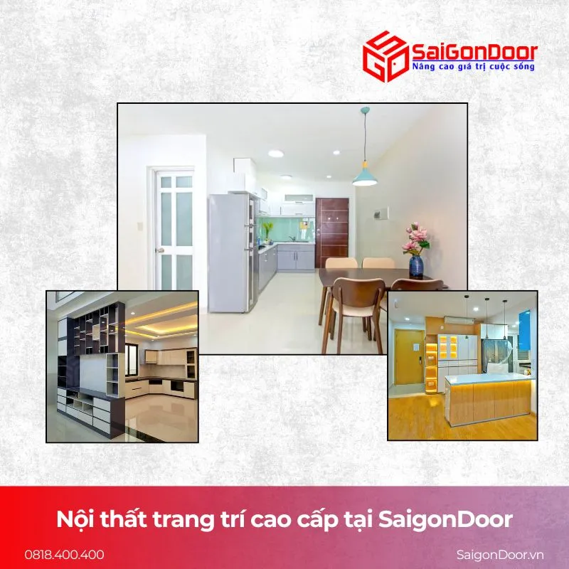 Các dòng sản phẩm nội thất trang trí cao cấp tại SaigonDoor