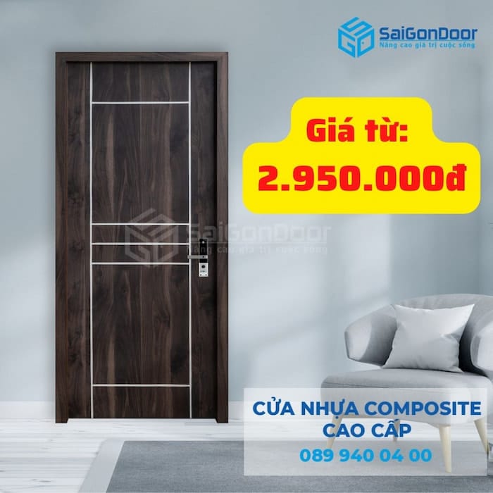 Báo giá cửa nhựa gỗ Composite