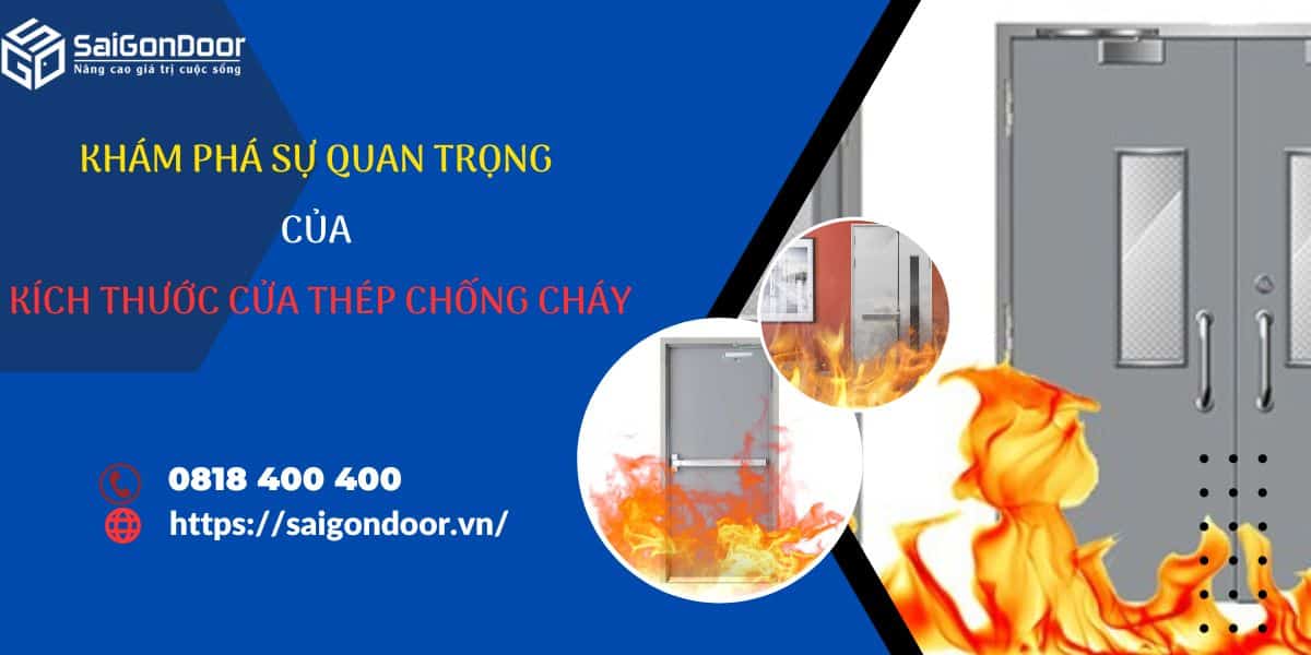 Khám Phá Sự Quan Trọng của Kích Thước Cửa Thép Chống Cháy