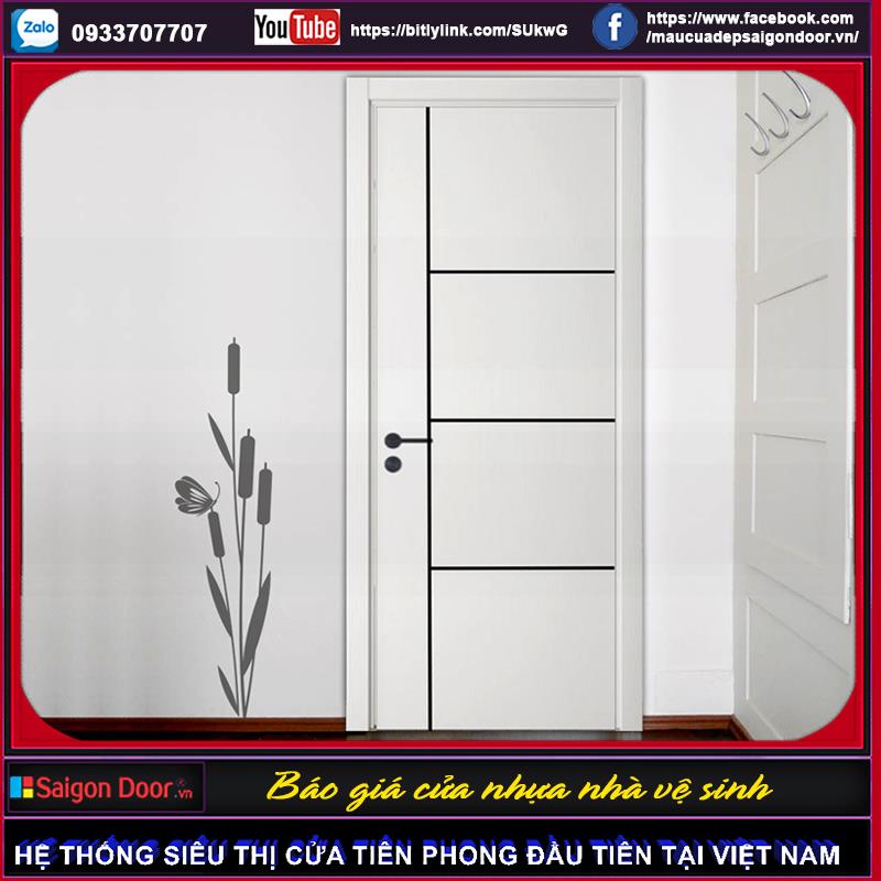 Cửa nhựa phòng tắm lõi thép – Lựa chọn của cuộc sống hiện đại