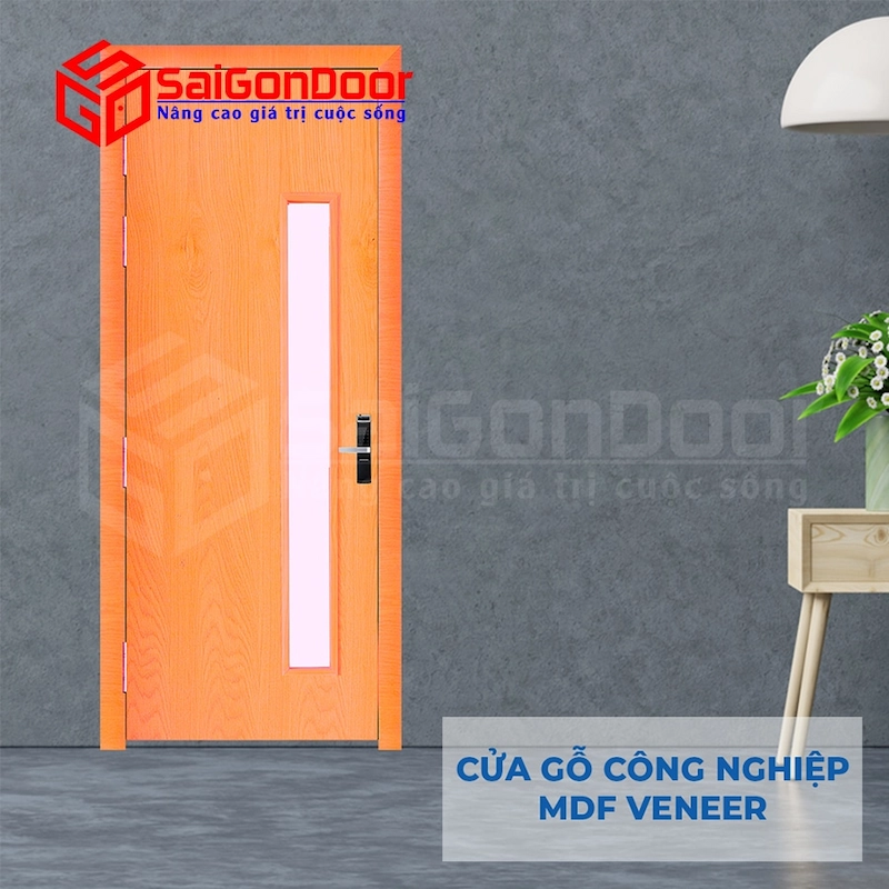 Cửa gỗ MDF Veneer P1GL