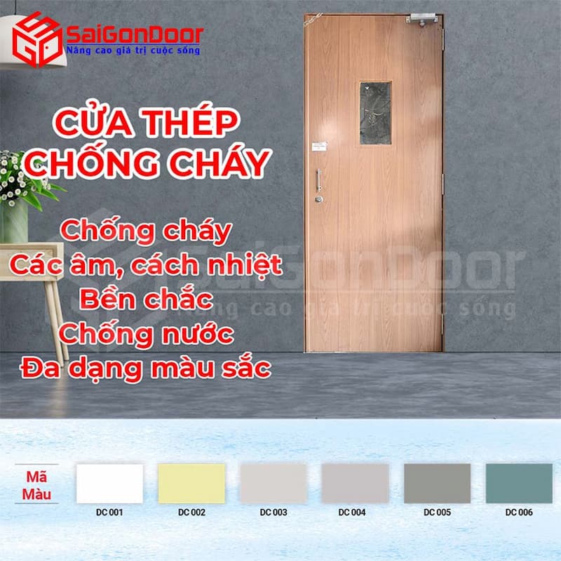 Lợi ích khi sử dụng cửa chống cháy tại Tây Ninh