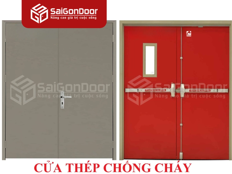 Ưu nhược điểm của cửa thép chống cháy