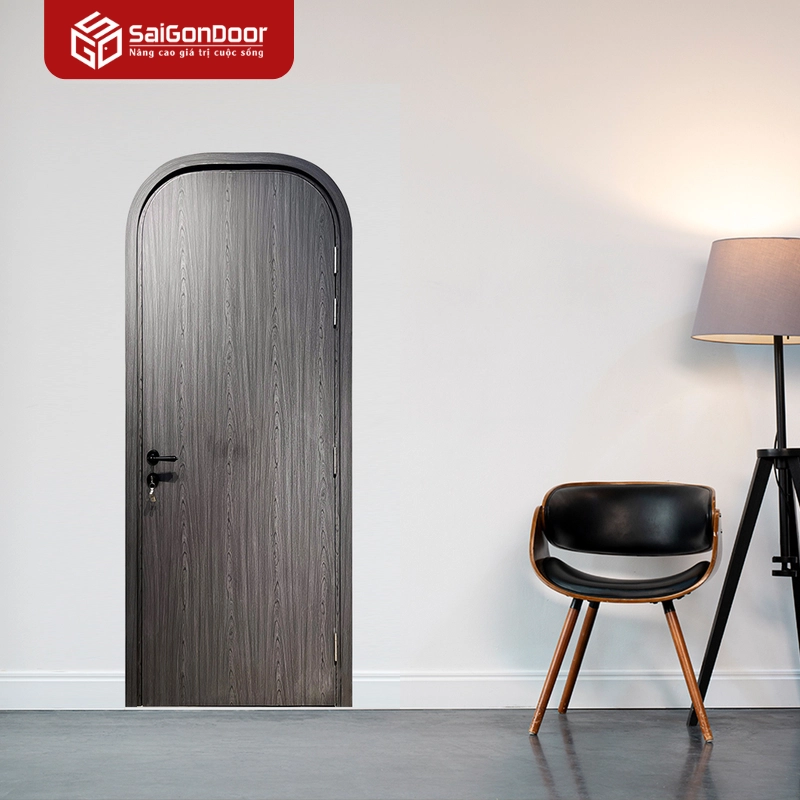 Cửa Composite Phủ Film PVC - Xám (SGD03)
