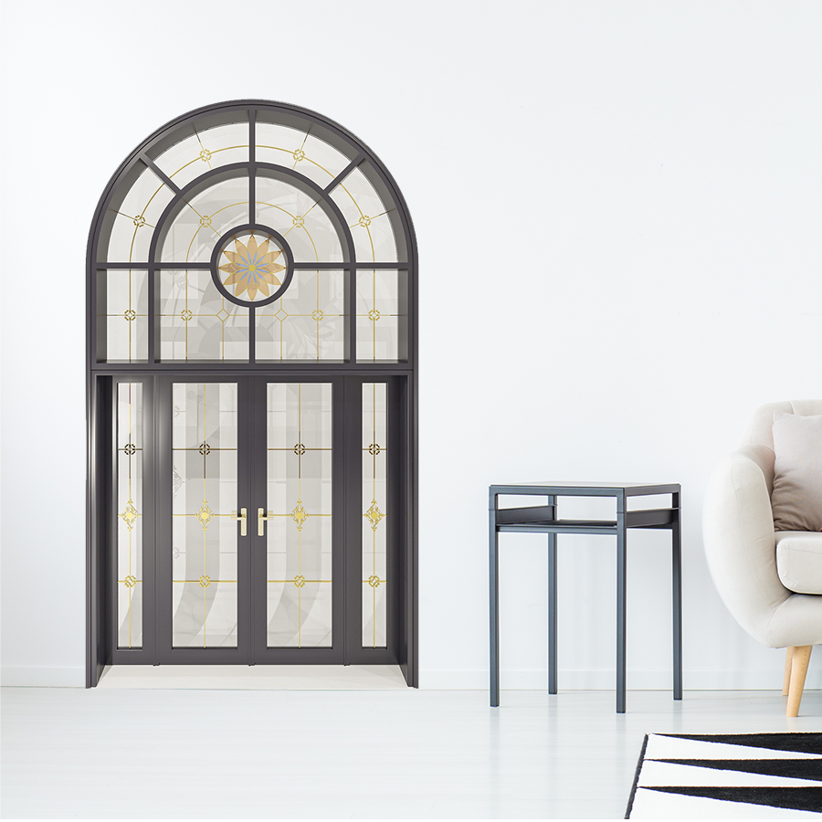 Cửa Nhôm Vân Gỗ SGD-CNVG-15