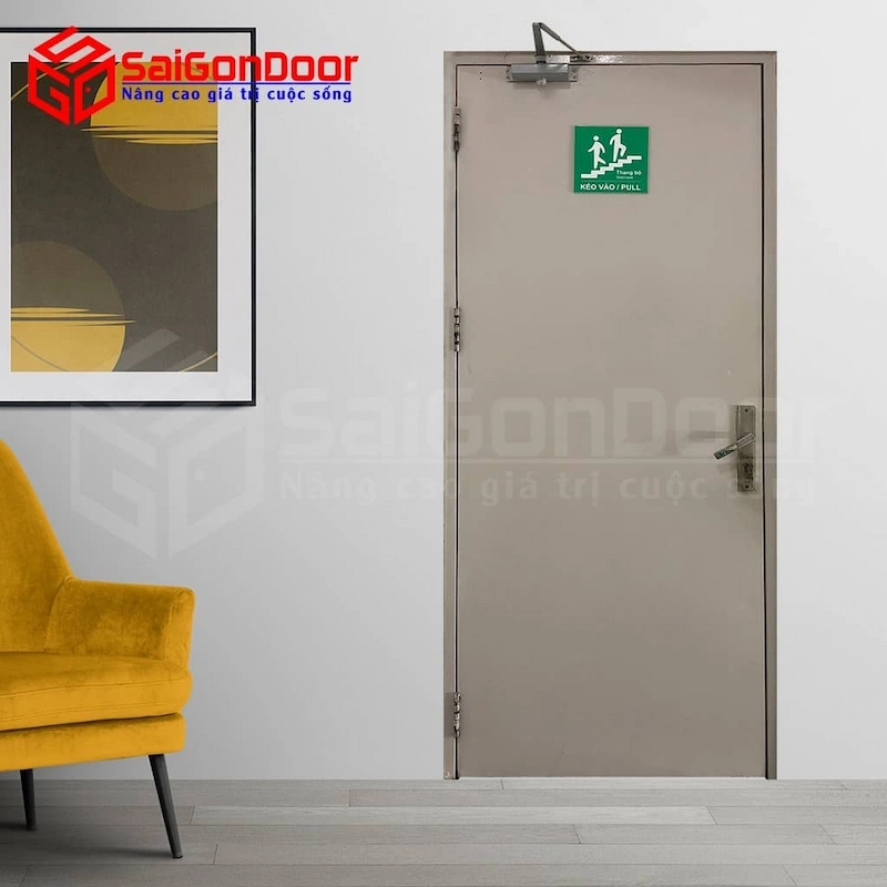 Phân loại cửa thép chống cháy theo cấu tạo và số cánh
