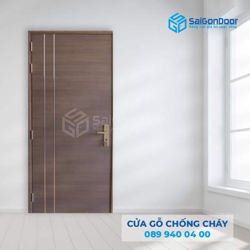 Báo giá cửa gỗ chống cháy 120 phút