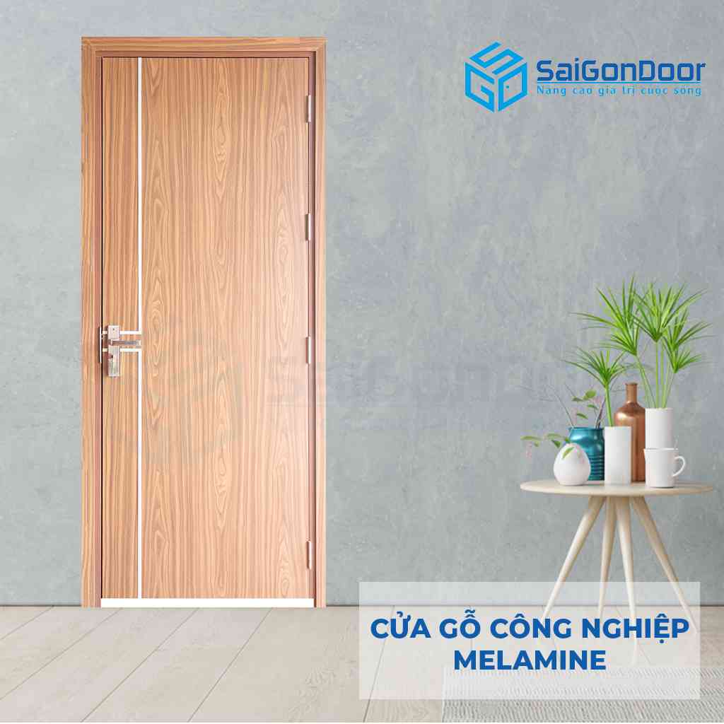 CỬA GỖ CÔNG NGHIỆP MDF MELAMINE P1R1