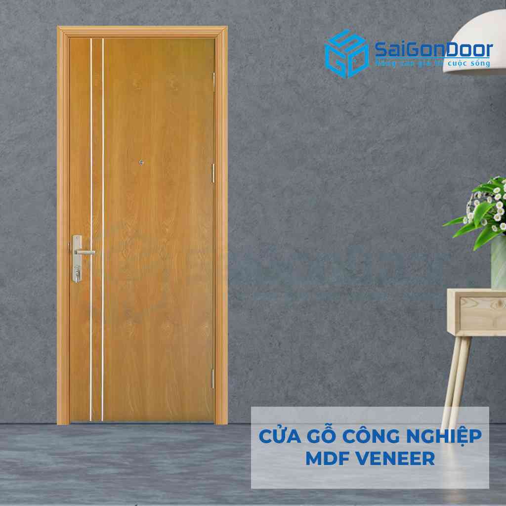 CỬA GỖ CÔNG NGHIỆP MDF VENEER P1R2 soi (2)