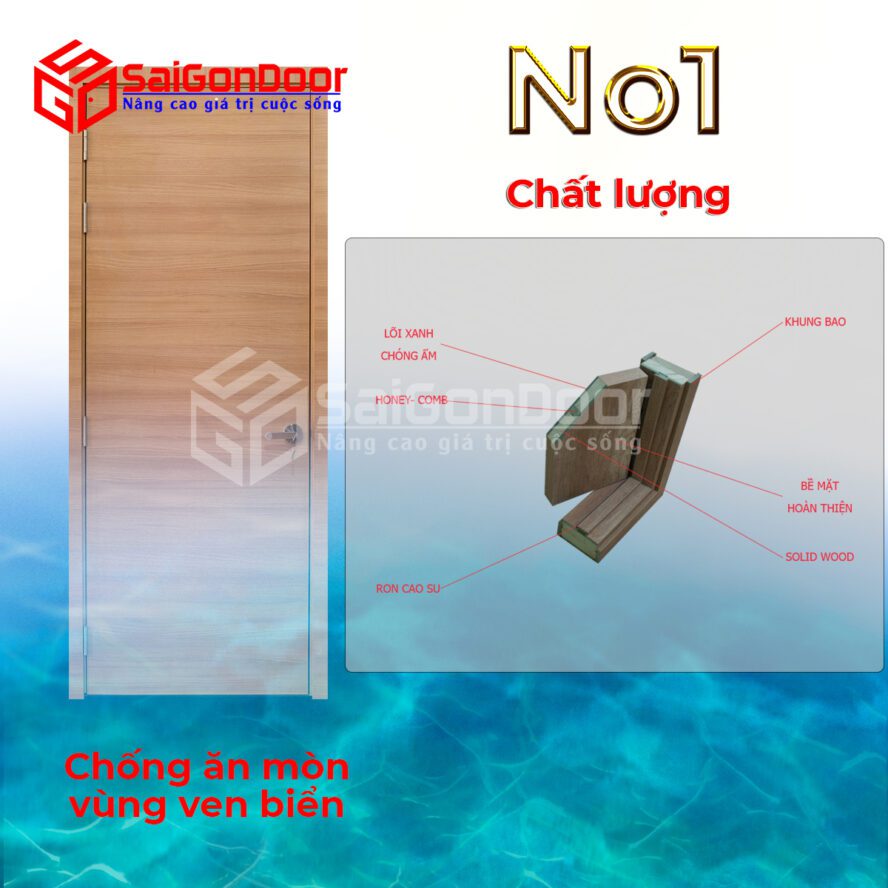 Cửa gỗ công nghiệp số 1 cho chất lượng