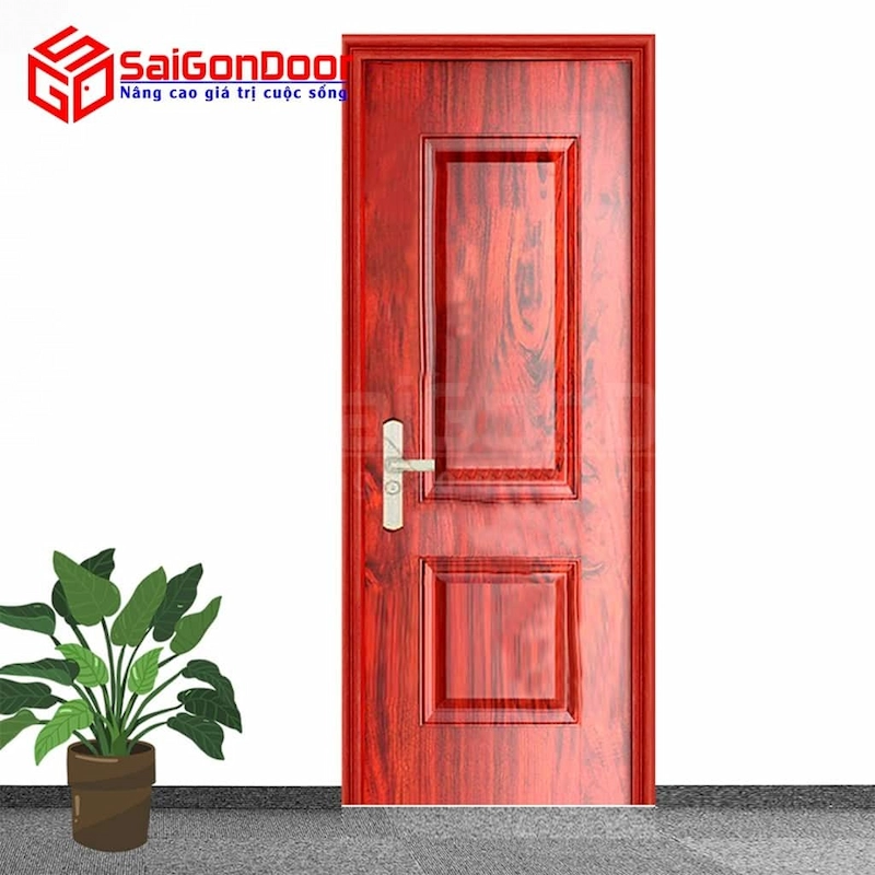 Cửa thép vân gỗ TVG-GS1H12 D