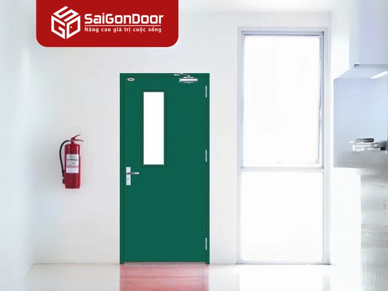 Cửa thép chống cháy EI30 1 cánh