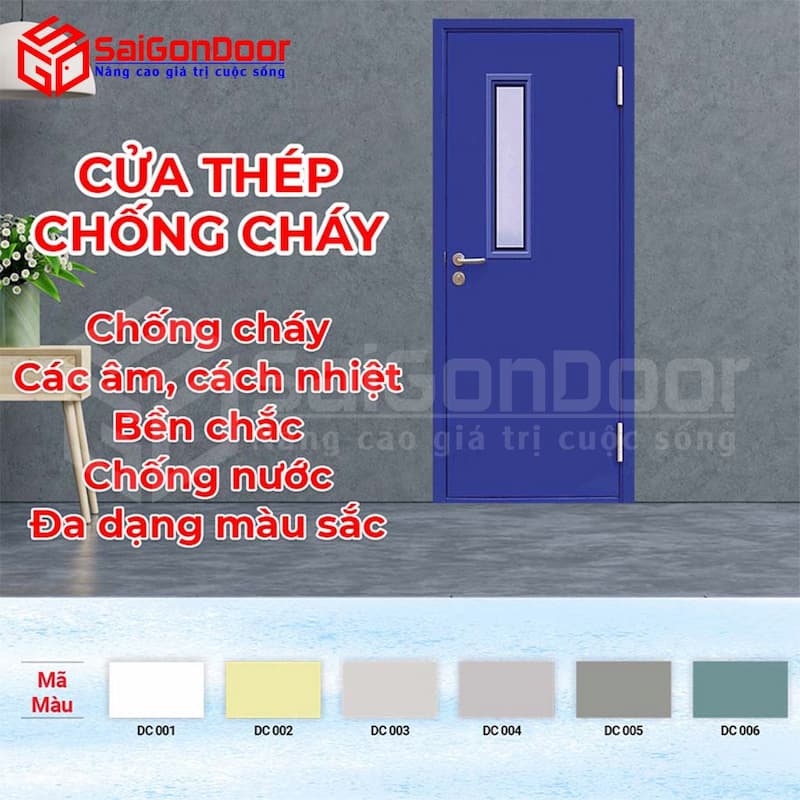 Báo giá cửa chống cháy tại Tây Ninh mới nhất