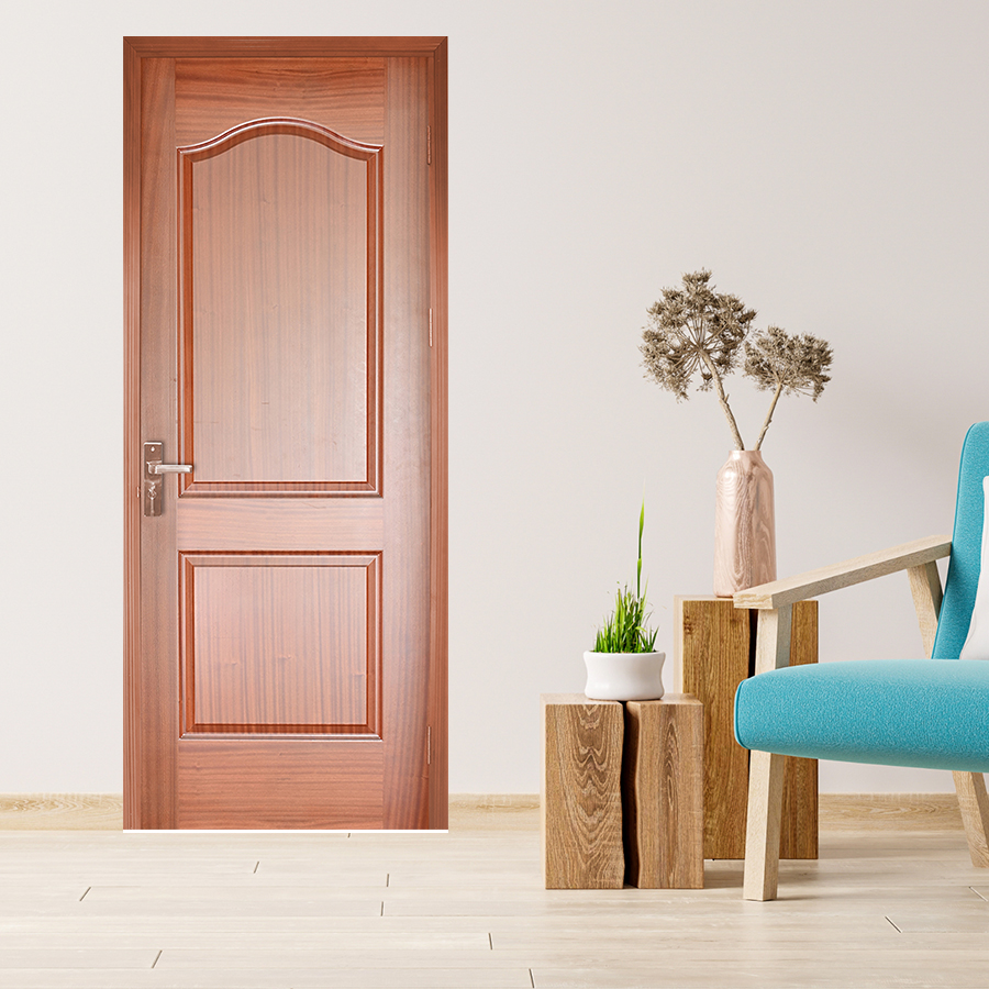 CỬA GỖ PHÒNG NGỦ PN  HDF Veneer 2A-xoan dao